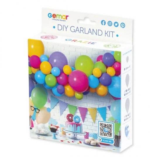 Bright Rainbow DIY Balloon Garland Kit - Eternity Party Express