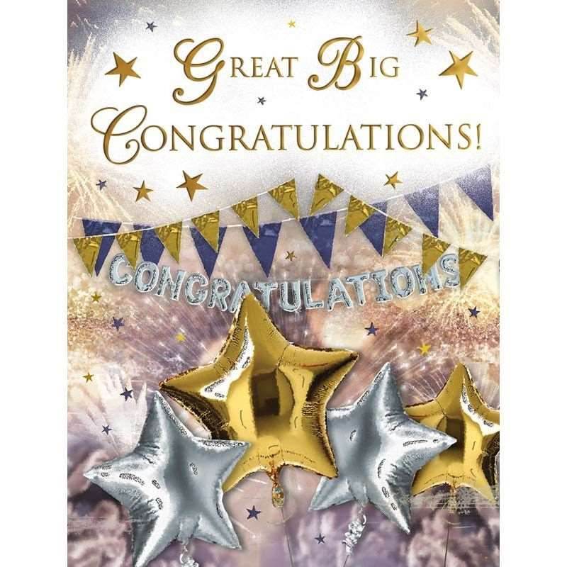 Congratulations Greeting Card - Eternity Party Express