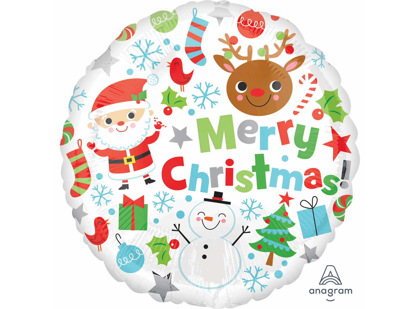 Christmas Icons Foil Balloon - Eternity Party Express