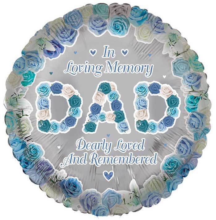 Dad Remembrance Foil Balloon - Eternity Party Express