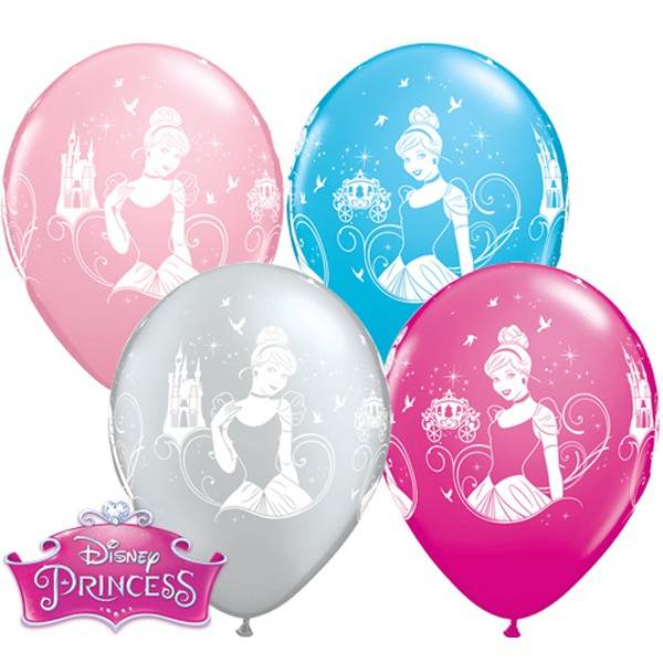 Disney Cinderella Latex Balloons 25 Pack - Eternity Party Express