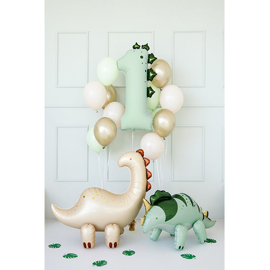Dinosaur Number 1 Foil Balloon