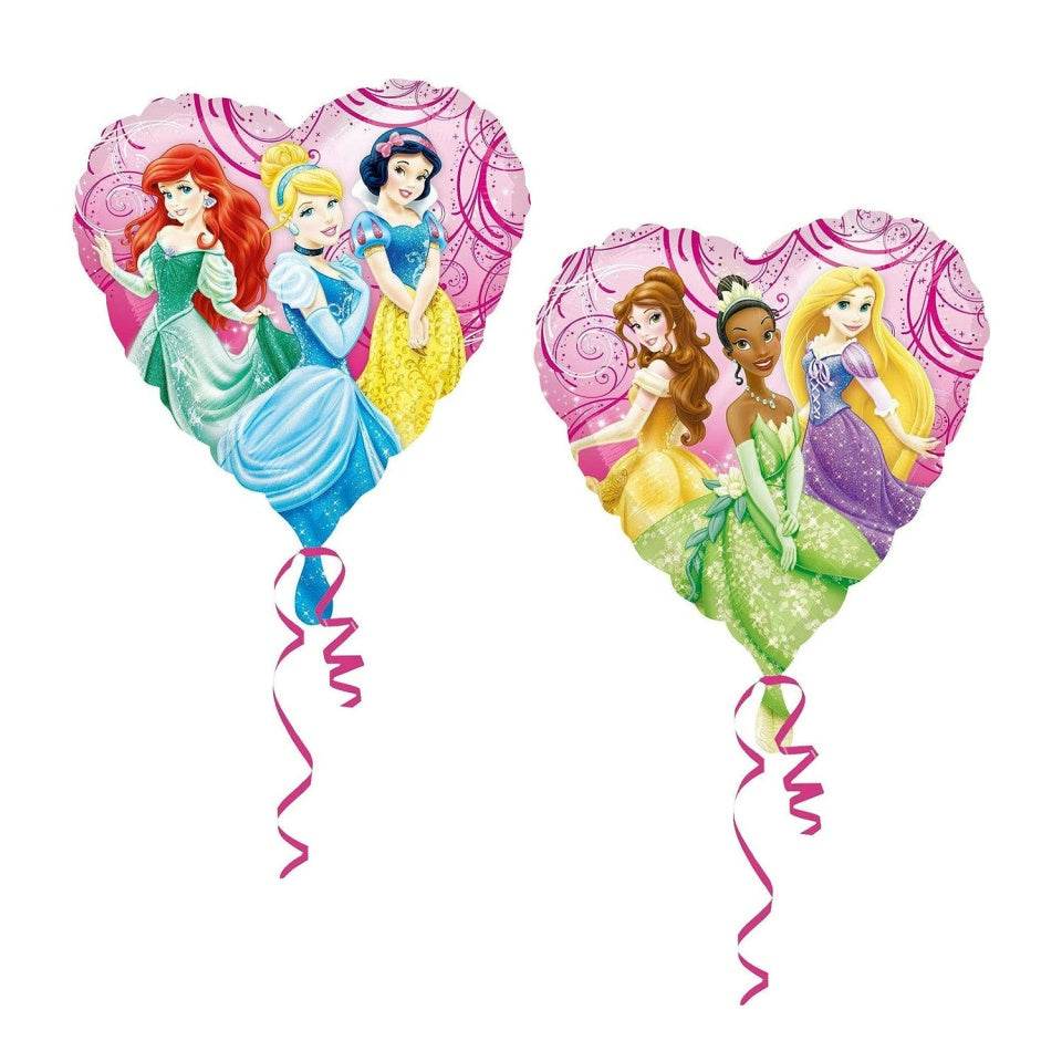 Disney Princesses Heart Foil Balloon - Eternity Party Express