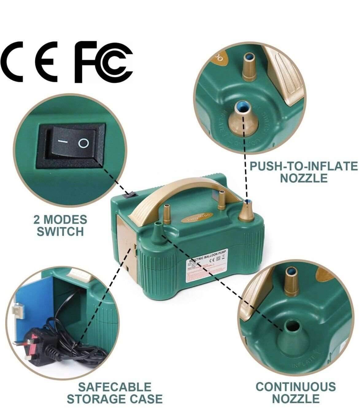 Electric Balloon Pump Kit - Eternity Party Express