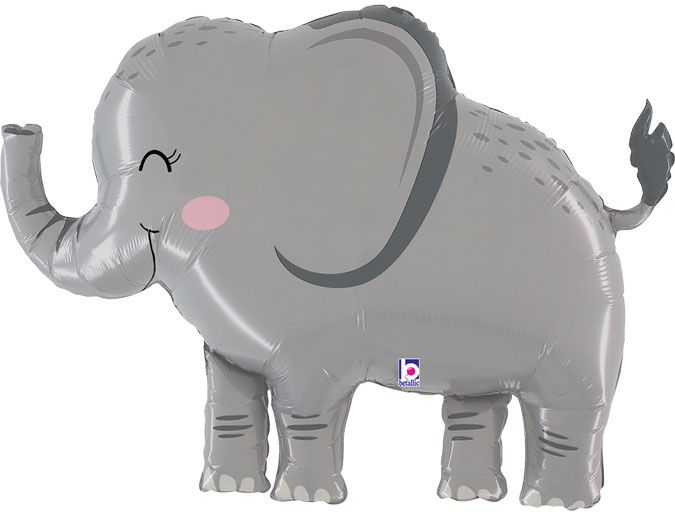 Elephant Shaped Foil Balloon
