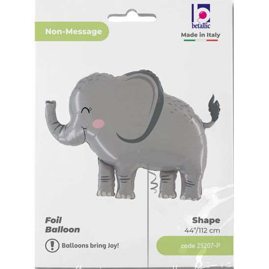 Elephant Shaped Foil Balloon Package