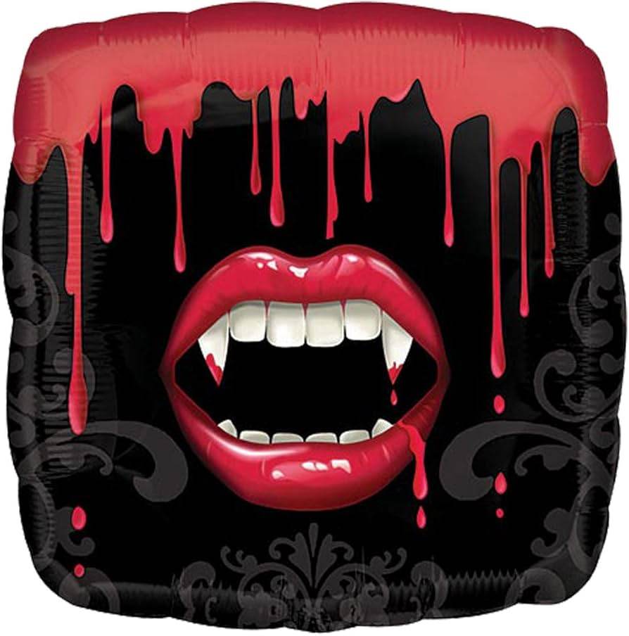 Fantastic Vampire Bite Foil Balloon - Eternity Party Express