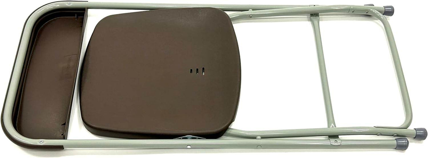 Brown Folding Samsonite Style Chairs HIRE ONLY NOT FOR SALE - Eternity Party Express