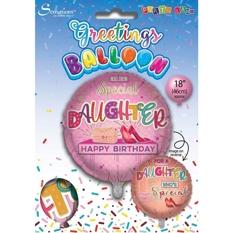 For A Special Daughter Foil Balloon - Eternity Party Express