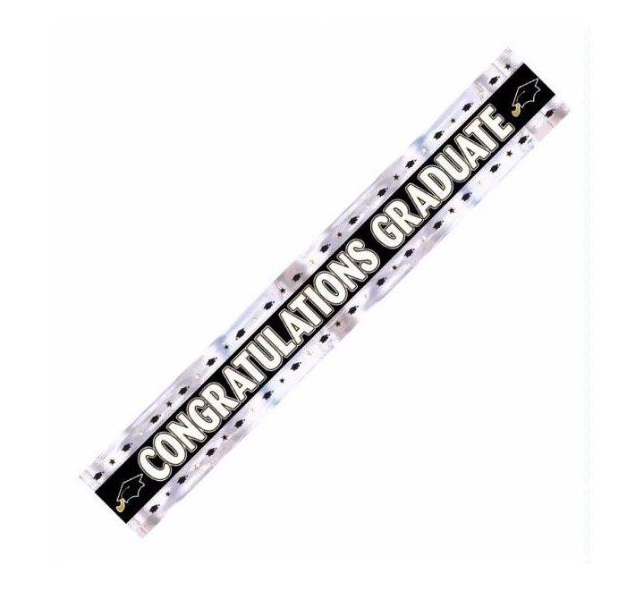 Graduation Foil Banner - Eternity Party Express