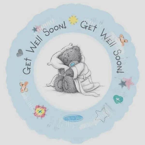 Get Well Soon ! Me to You Foil Balloon - Eternity Party Express