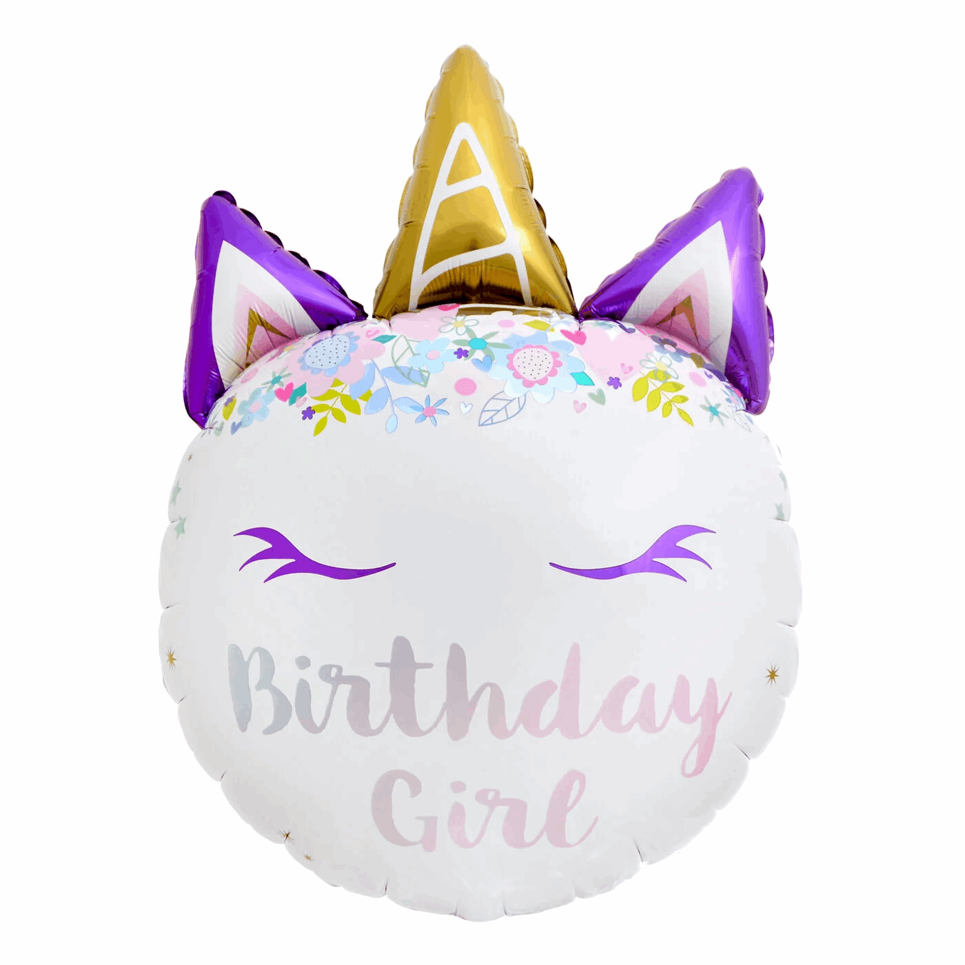 Unicorn Birthday Girl 31-Inch Foil Balloon - Eternity Party Express