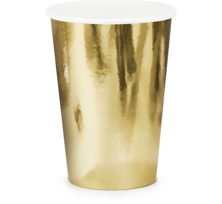 Metallic Gold Cups - Eternity Party Express
