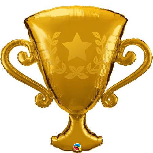 Gold Trophy Foil Balloon - Eternity Party Express