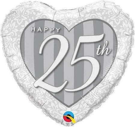 Happy 25th Foil Balloon - Eternity Party Express
