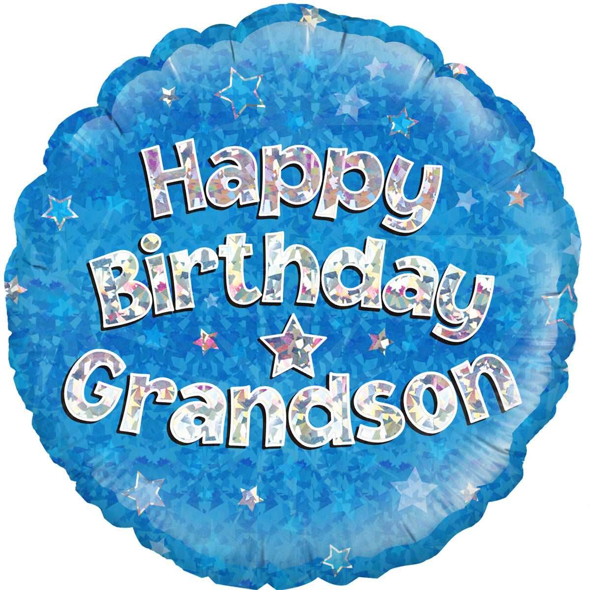 Happy Birthday Grandson Foil Balloon - Eternity Party Express