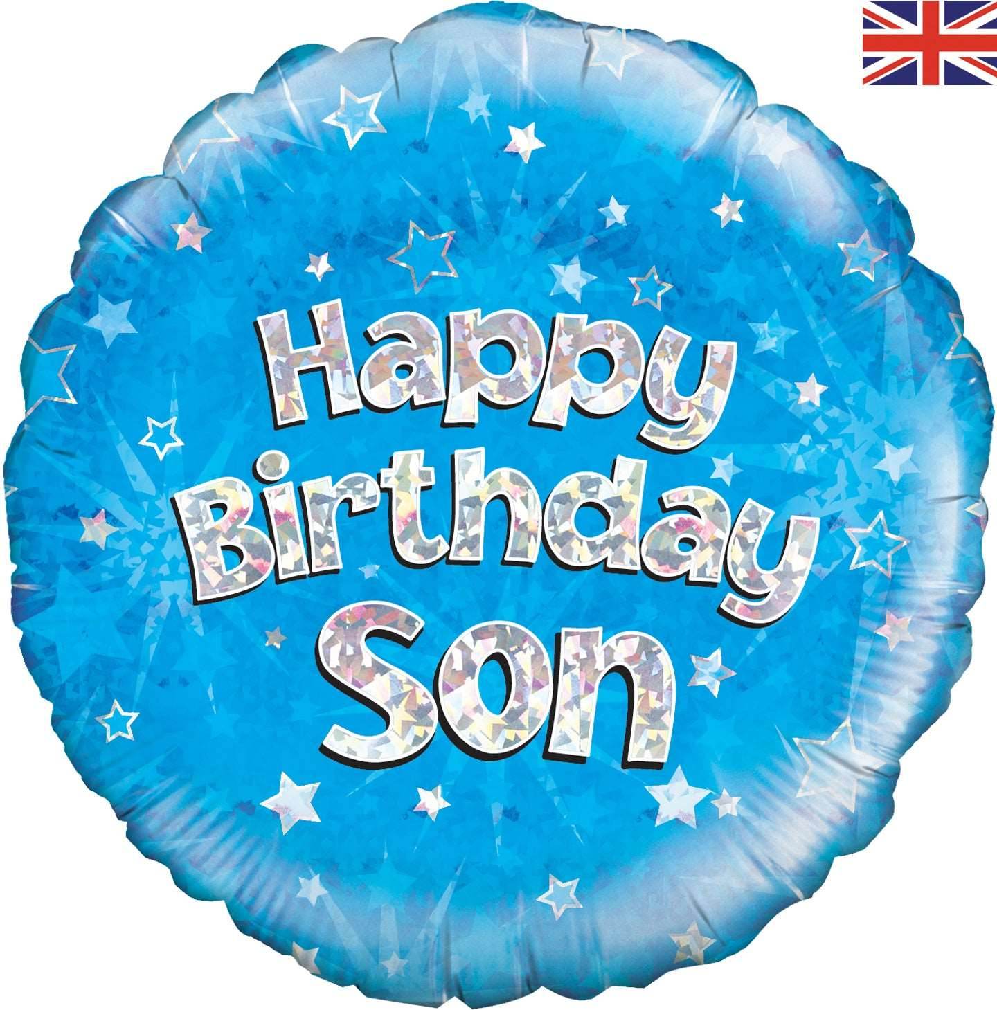 Happy Birthday Son Foil Balloon - Eternity Party Express