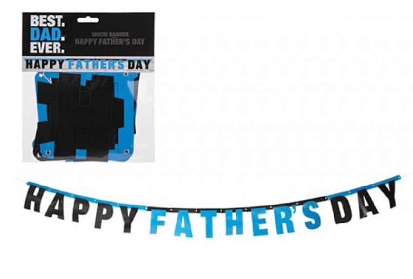Happy Fathers Day Letter Banner - Eternity Party Express
