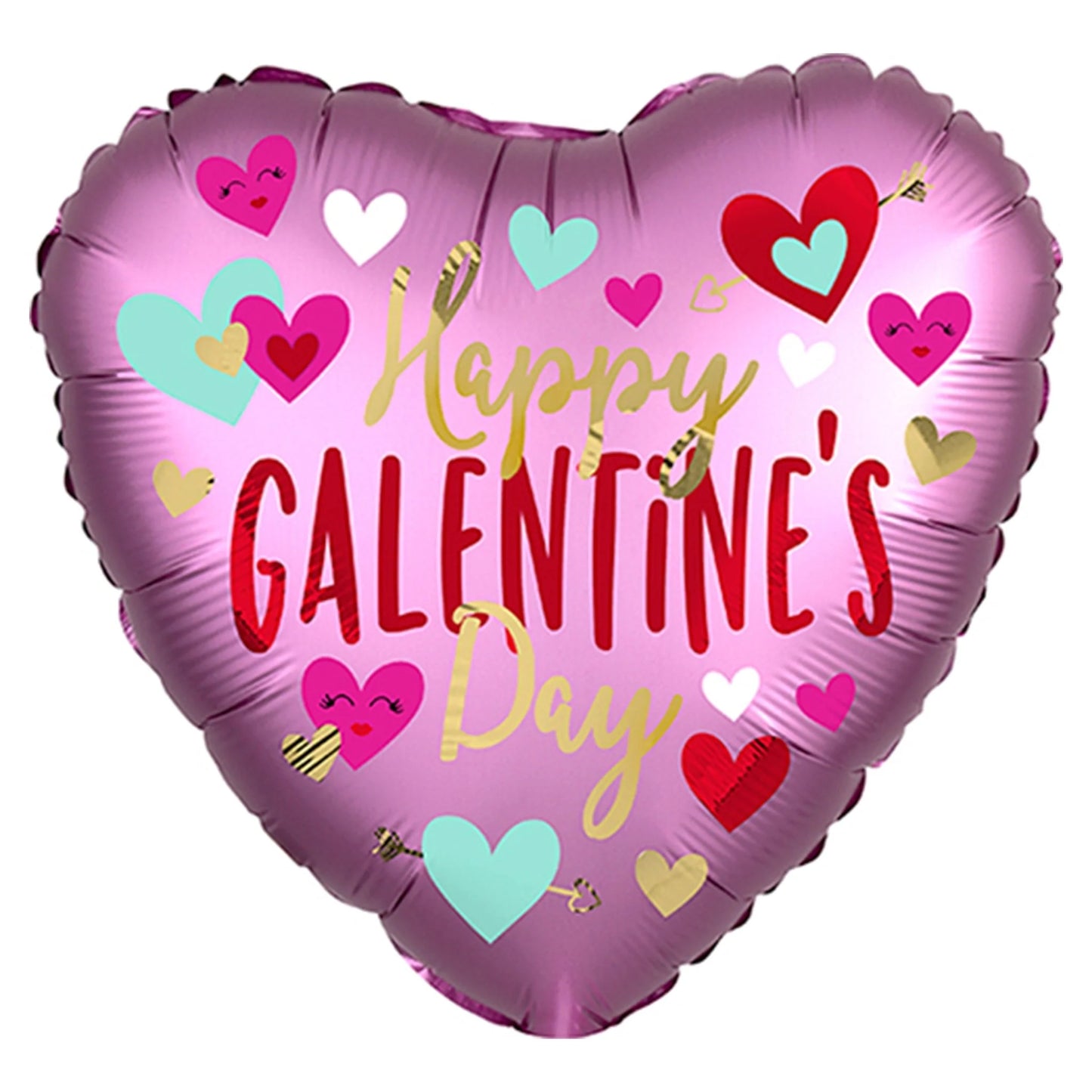 Happy Galentine's Day Foil Heart Balloon
