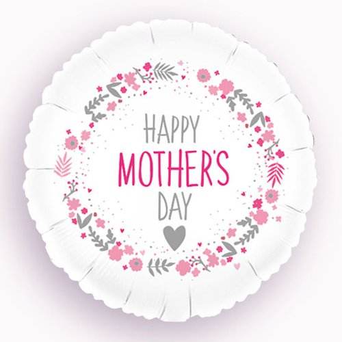 Happy Mothers Day Heart Foil Balloon - Eternity Party Express