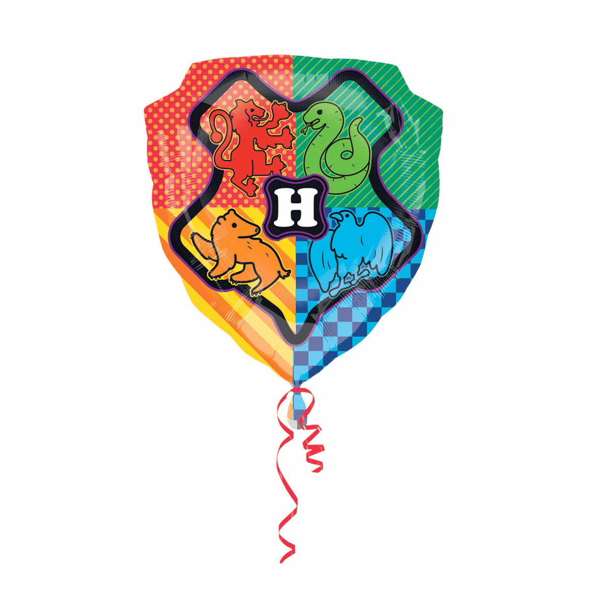 28 Inch Hogwarts Harry Potter Shield Shaped Foil Balloon - Eternity Party Express