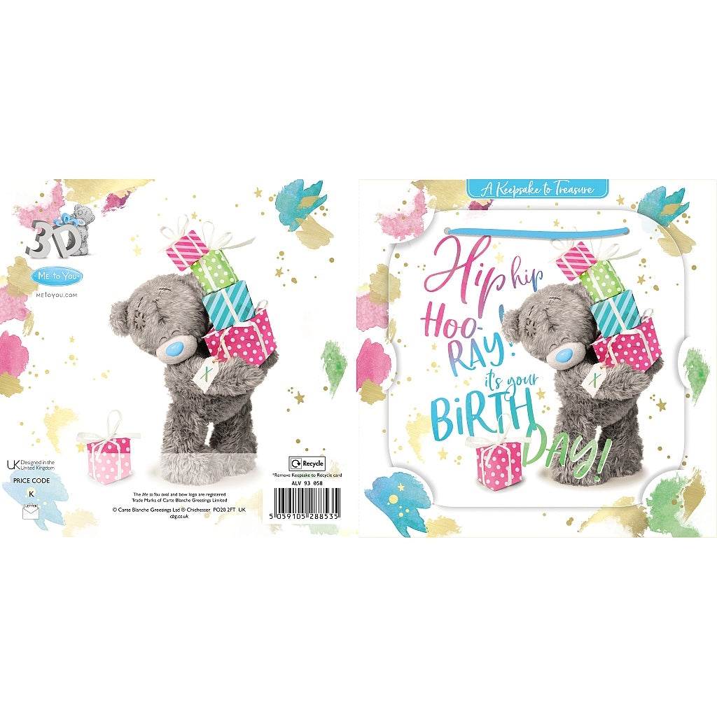 Hip Hip Hoo RAY Birthdy Greeting Card - Eternity Party Express