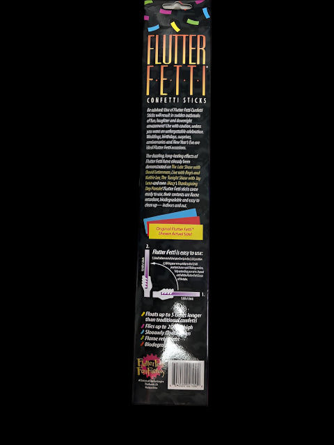 Flutter Fetti Confetti Sticks