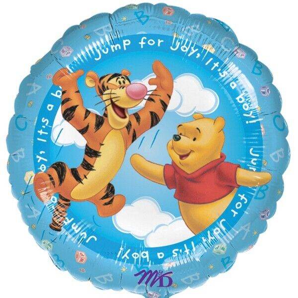Baby Boy Foil Balloon Winnie The Pooh - Eternity Party Express