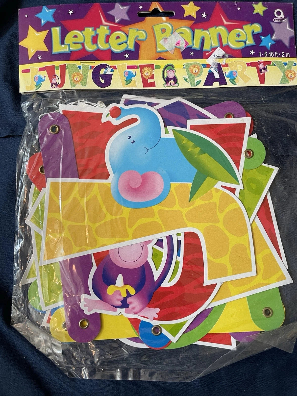Jungle Party Letter Banner
