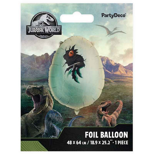 Jurassic World 2026 Dinosaur Egg Foil Balloon