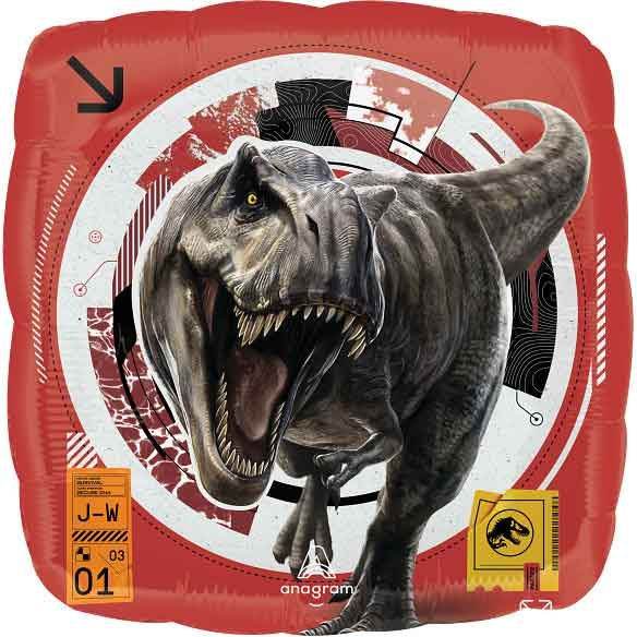Jurassic World Rebirth Square Foil Balloon - Eternity Party Express