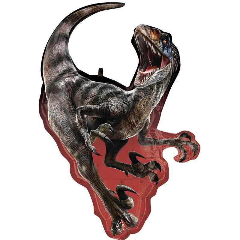 Jurassic World Raptor Super Shape Foil Balloon - Eternity Party Express