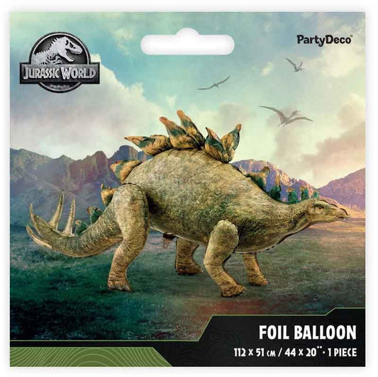 Jurassic World 2026 Stegosaurus Shaped Foil Balloon