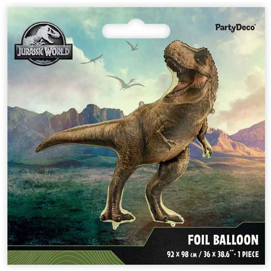 Jurassic World 2026 T Rex Shape Foil Balloon