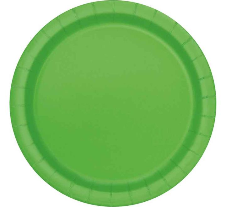 Lime Green Plates 22cm