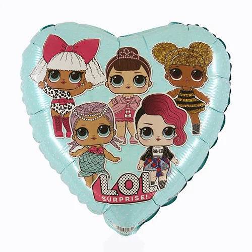 Lol Surprise Tiffany Heart Foil Balloon - Eternity Party Express