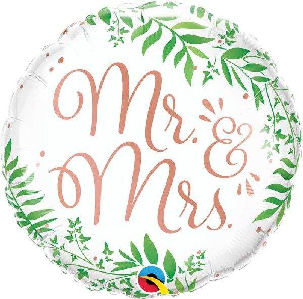 Mr & Mrs Foil Balloon - Eternity Party Express