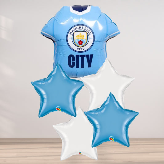 Manchester City Balloon Cluster