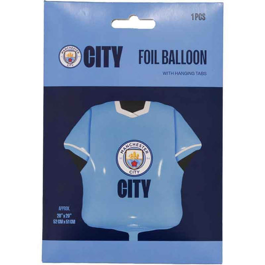 Manchester City FC Jersey Shaped Foil Balloon - Eternity Party Express