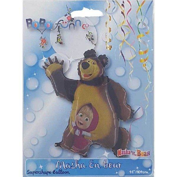 Masha & Bear Shape Foil Balloon - Eternity Party Express