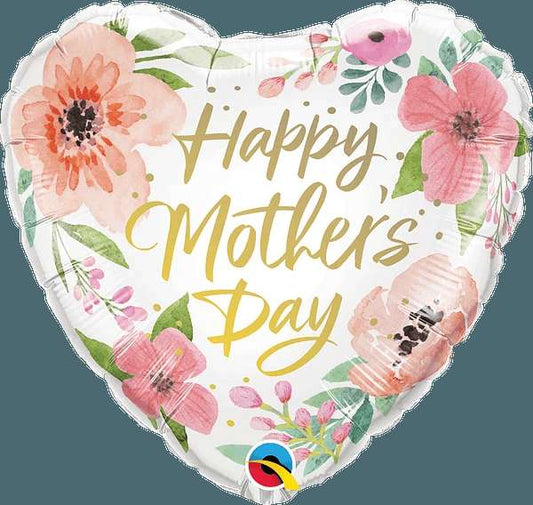 Mother's Day Pink Floral Foil Balloon - Eternity Party Express
