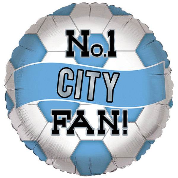 No.1 Football Fan City Foil Balloon - Eternity Party Express