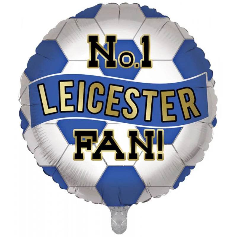 No.1 Football Fan Leicester Foil Balloon - Eternity Party Express