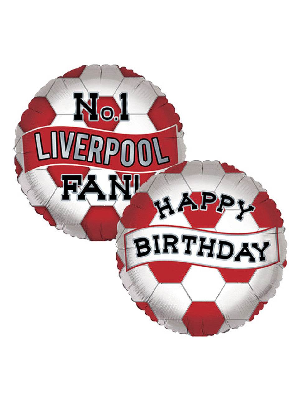 No.1 Football Fan Liverpool Foil Balloon - Eternity Party Express