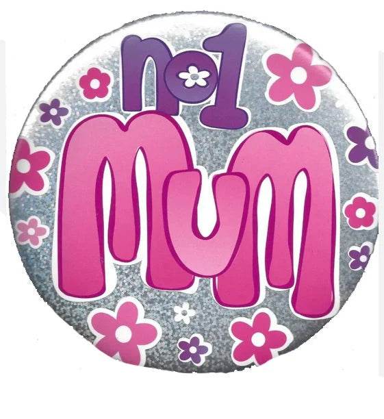 Number 1 Mum Badge - Eternity Party Express