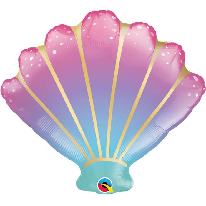 Ombre Seashell Shape Balloons - Eternity Party Express