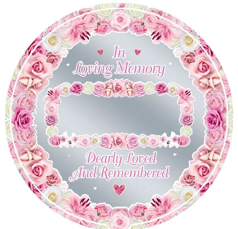 Personalised Pink Remembrance Foil Balloon - Eternity Party Express