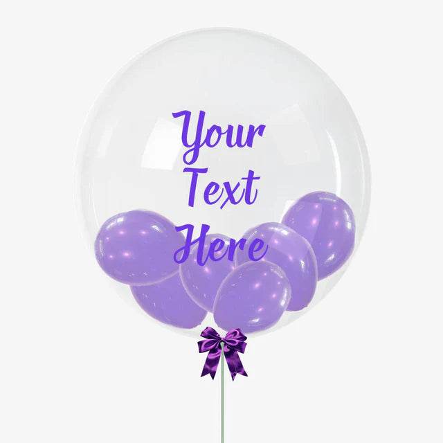 Personalised Bubble Balloon - Eternity Party Express