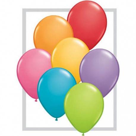 Qualatex Festive Assorted Colour Balloons 25 Pack - Eternity Party Express