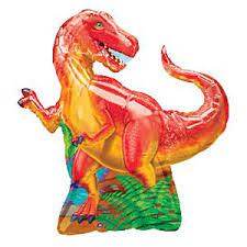 TRex Red Super Shape Foil Balloon - Eternity Party Express